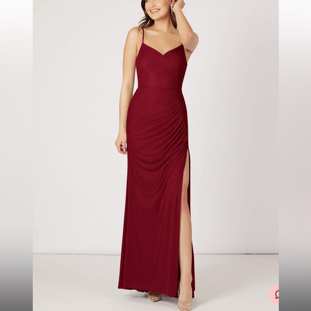 Azazie Tequila A8 Burgundy